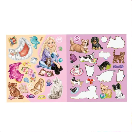 TOPModel Stickerworld, Kitty und Doggy