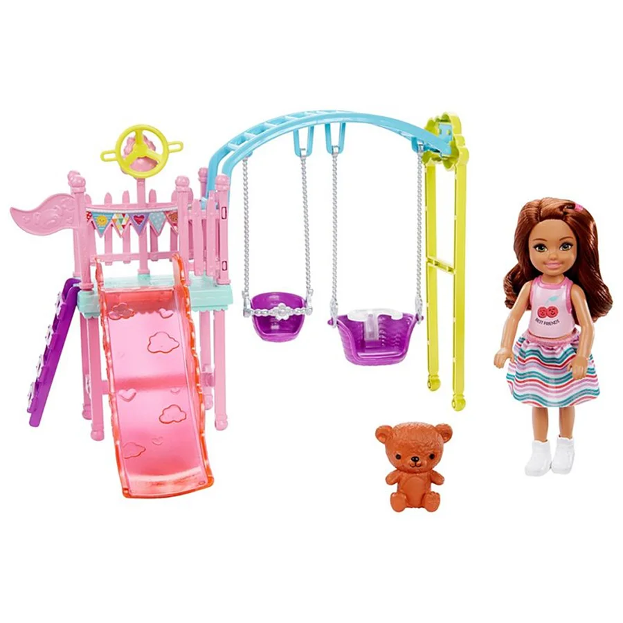 Barbie gyngestativ inkl Chelsea dukke