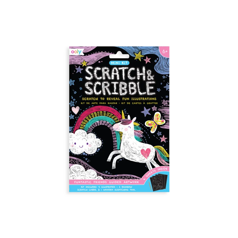 Ooly mini scratch, Funtastic Friends