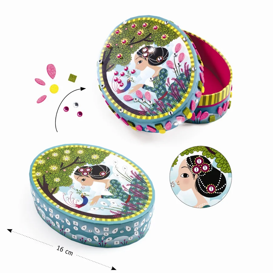 Djeco DIY æske, mosaik æske