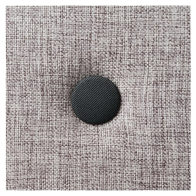 KK Kindersofa soft, multigrau mit dunkelgrauen Knöpfen, byKlipKlap