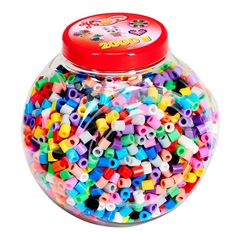 Hama maxi perler i bøtte, 2000 stk - rød