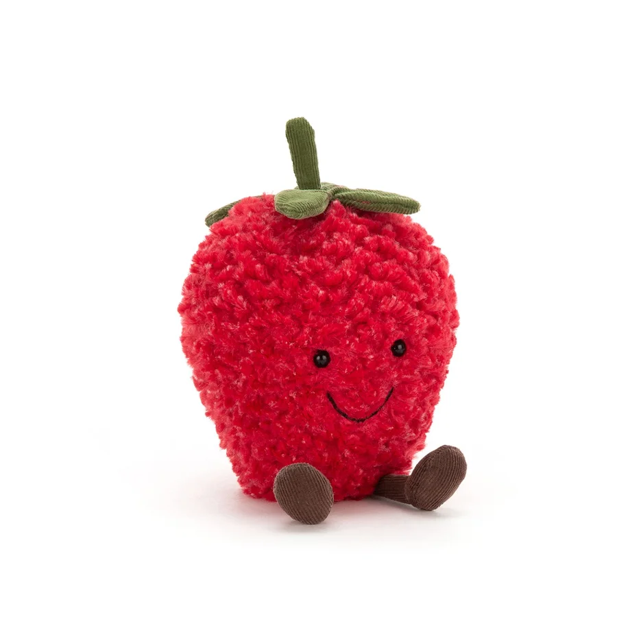 Jellycat bamse, Amuseable jordbær - 20 cm