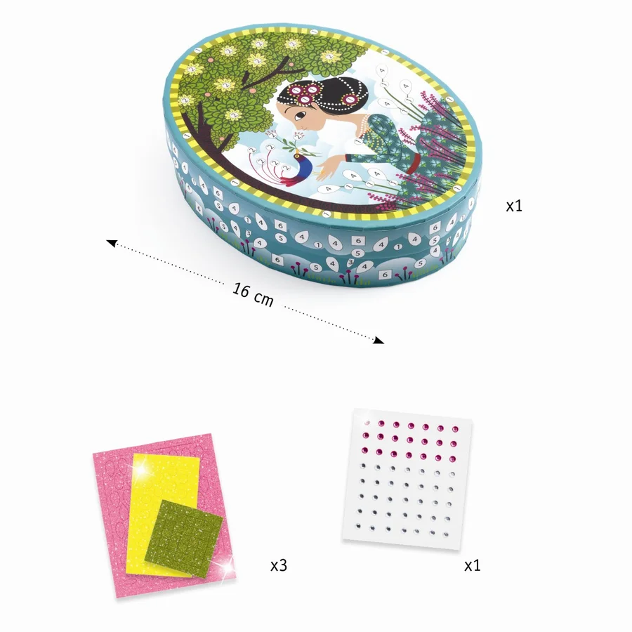 Djeco DIY æske, mosaik æske