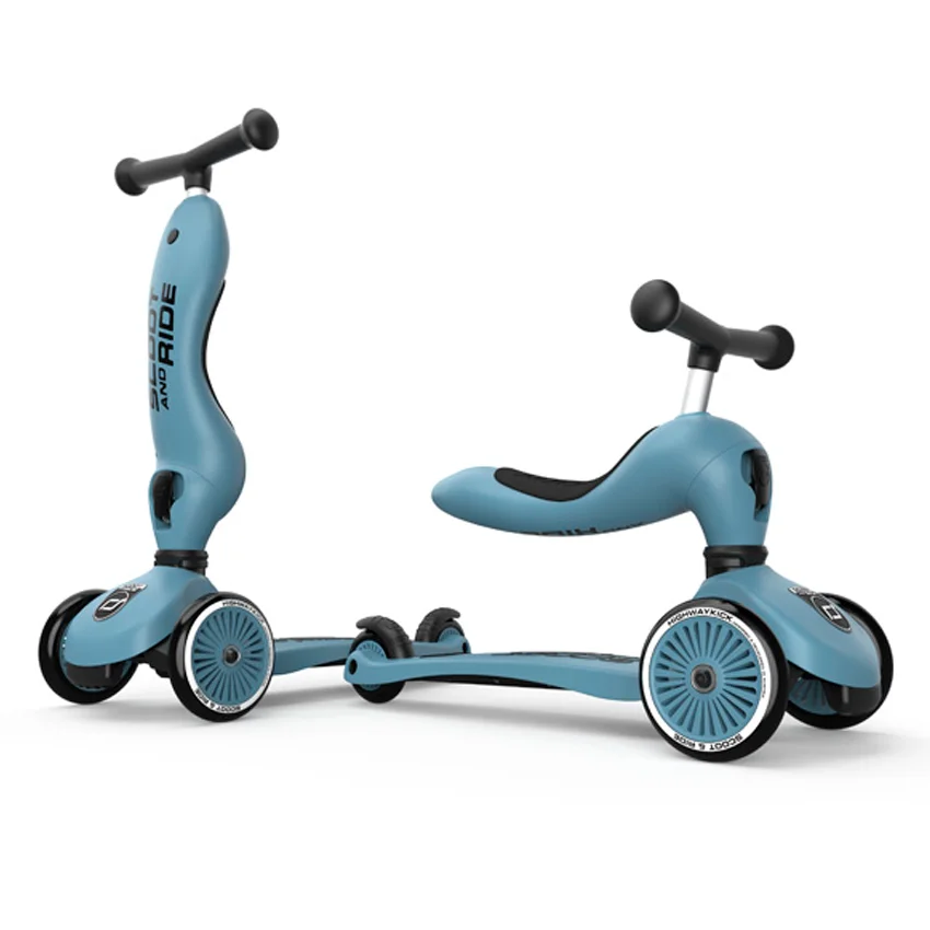Scoot and Ride 2-i-1 løbehjul, Highway Kick 1 - steel