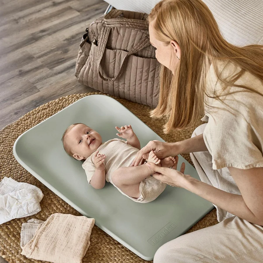 Leander Matty™ Wickelauflage Mini, Sage Green