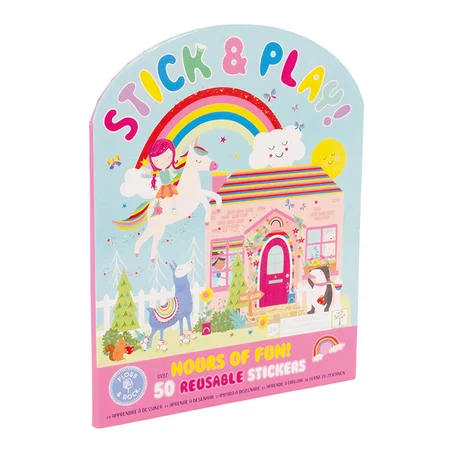 Floss & Rock wiederverwendbare Sticker, Regenbogen-Fee
