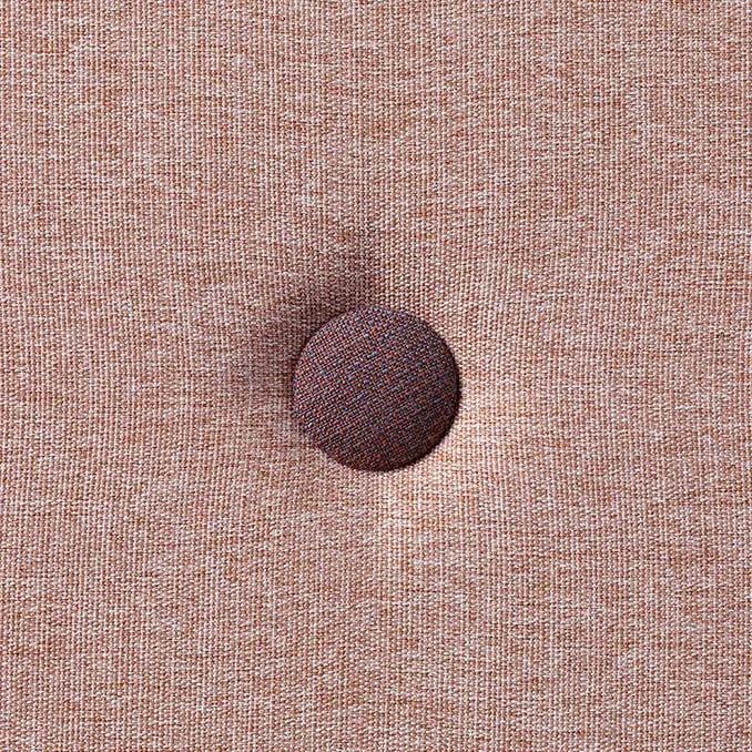 3-Fold Sofa Single soft, zartrosa mit dunkelrosa Knopf, byKlipKlap
