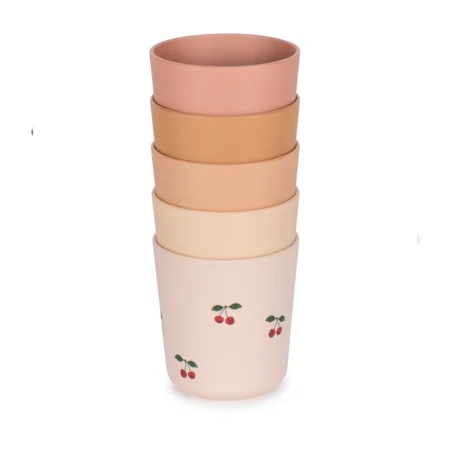 Konges Sløjd 5er-Pack Becher, cherry mix