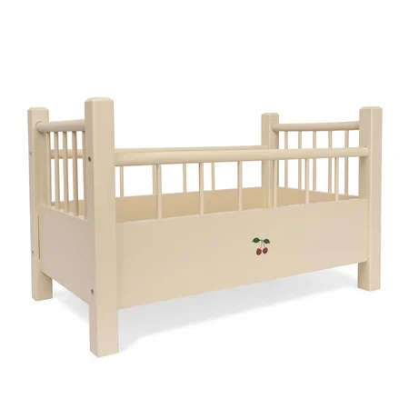 Konges Sløjd Puppenbett aus Holz, beige