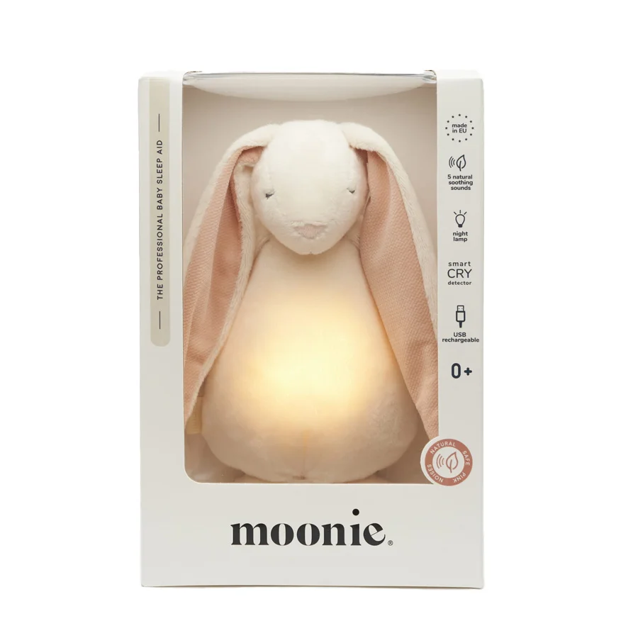Moonie 2.0 The Humming Kanin med lampe, powder
