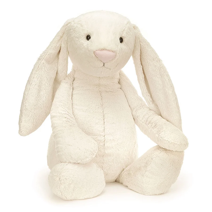 Jellycat Bashful Kanin, Creme - 108cm