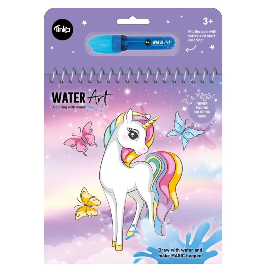 Wasser-Malbuch Einhorn, Tinka