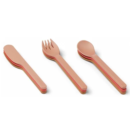Liewood 9-pak PLA bestik, Tuscany rose