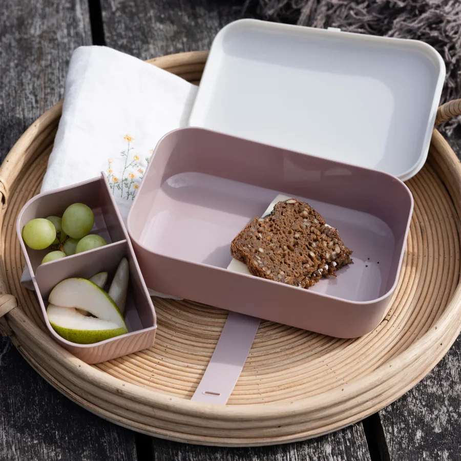 Brotdose mit Silikonband, Teeny Toes, Sebra