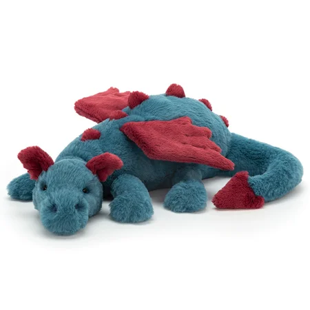 Jellycat bamse, Dexter Drage - 50 cm