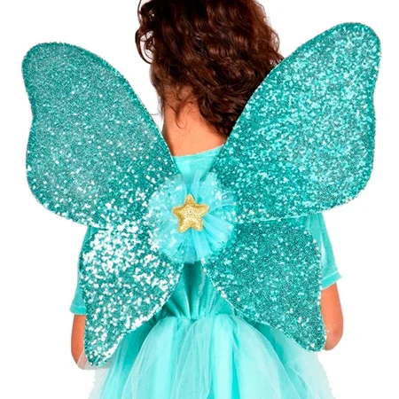 Mint glimmer-vinger, 58 cm