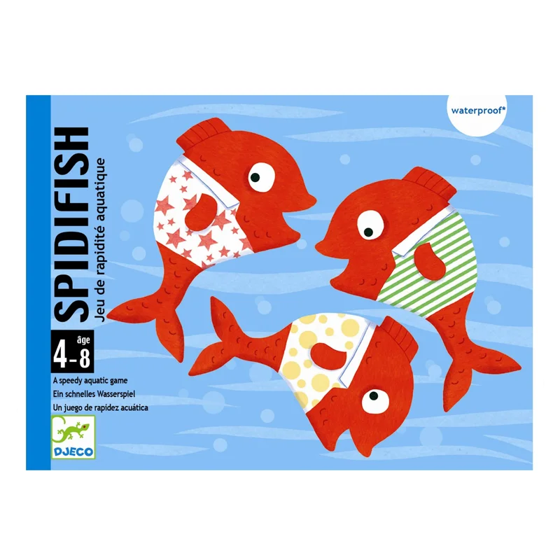 Djeco Kartenspiel, Badespiel Spidfish