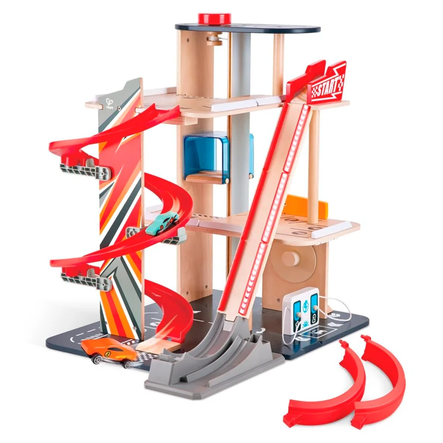 Hape Gearhead Stunt Garage