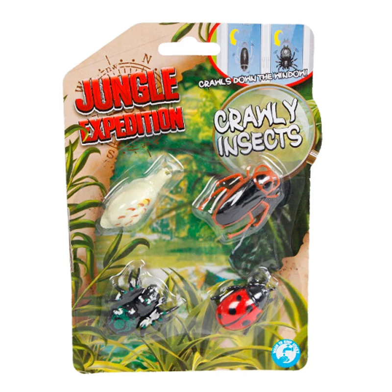 Kravlende insekter 4 pak ass