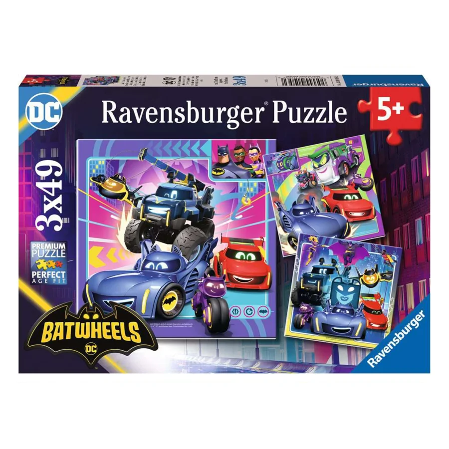 Batwheel-Puzzle, 3x49, Ravensburger