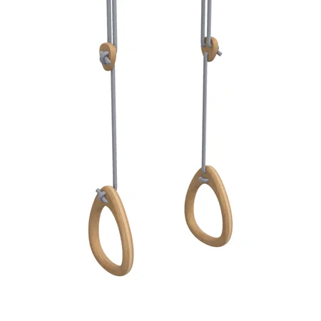 Lillagunga Ringe, Eiche, graue Seile, 3,80-4,80 m
