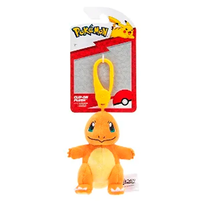 Pokemon Clip on Teddy, Charmander
