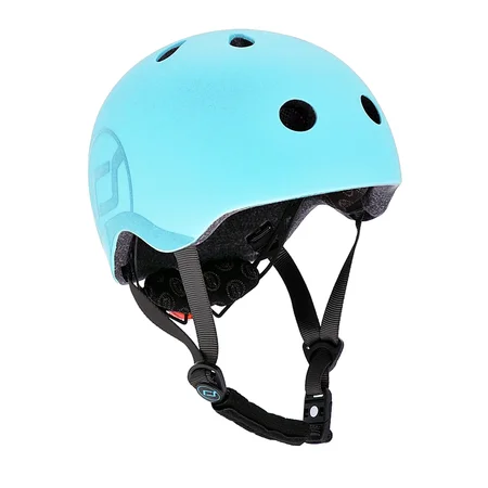Scoot and Ride LED-Fahrradhelm, S-M - Blueberry
