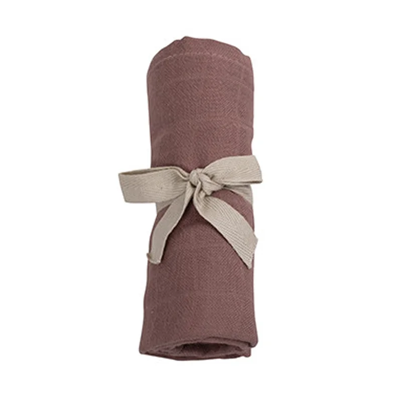 Filibabba muslin stofble, dusty rose