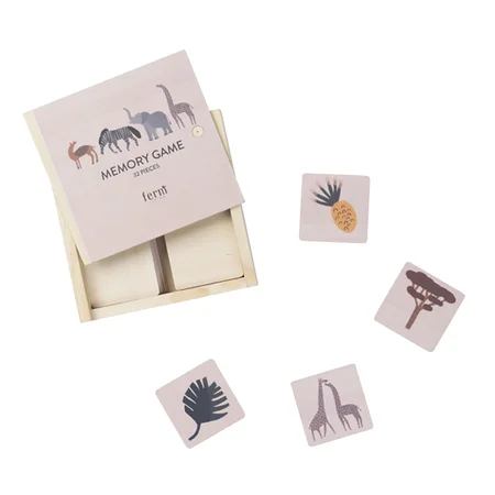 Ferm Living memory i træ, safari