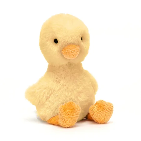 Jellycat Diddy Ælling, gul - 14 cm
