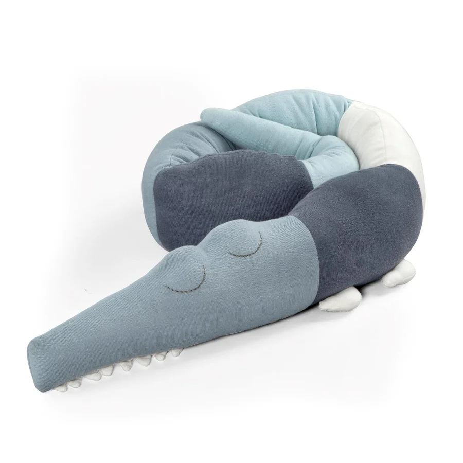 Sebra sleepy croc, blå