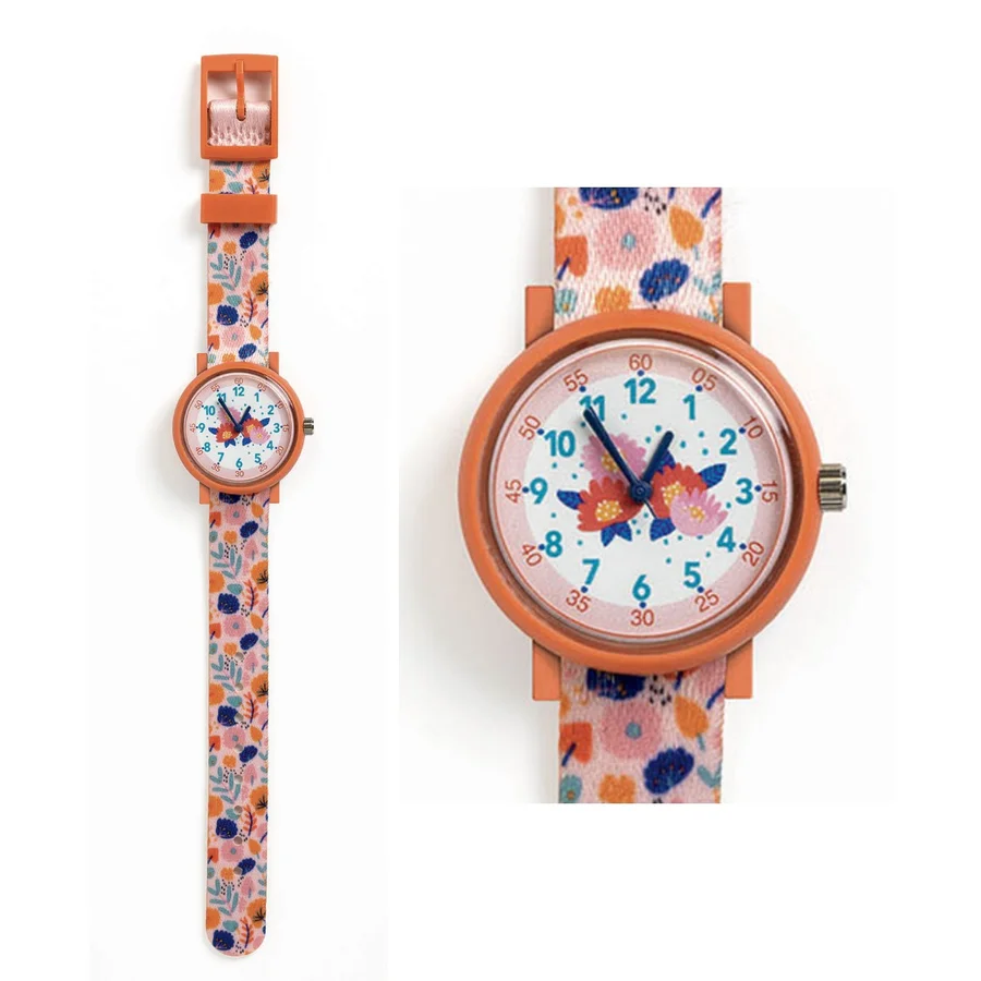 Djeco Armbanduhr, Blumen