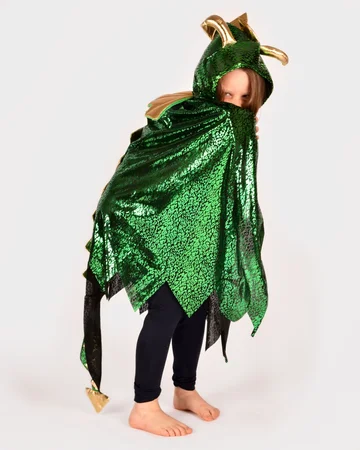 Dragekappe grøn