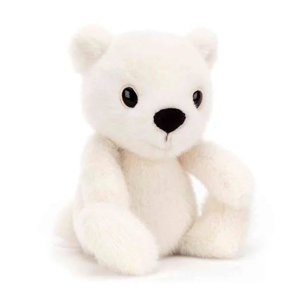 Jellycat Fuzzle Isbjørn, 20 cm