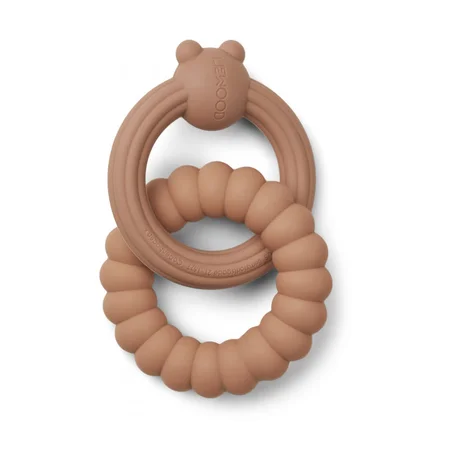 Liewood silikone bideringe, mr. Bear - rose mix