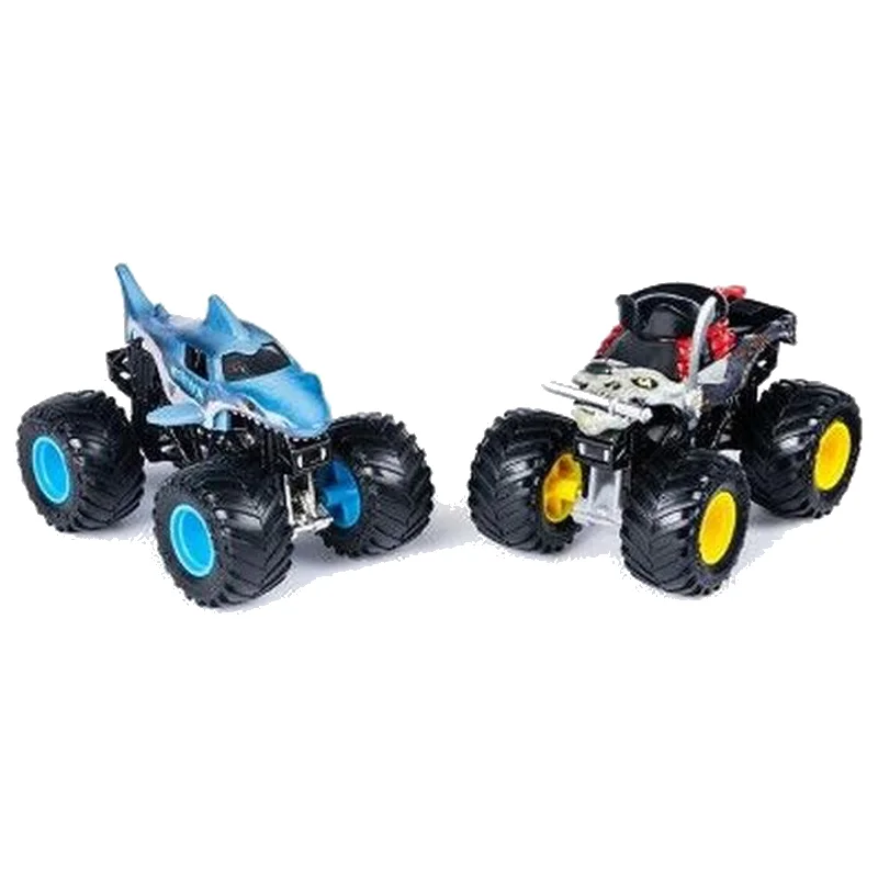 Monster Jam bil 1:64 2-pak, Megalodon/Pirate´s Curse