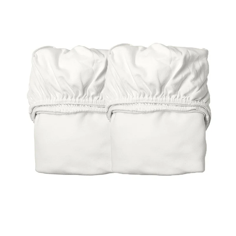 Leander lagen til juniorseng Organic, 2-pak - Snow