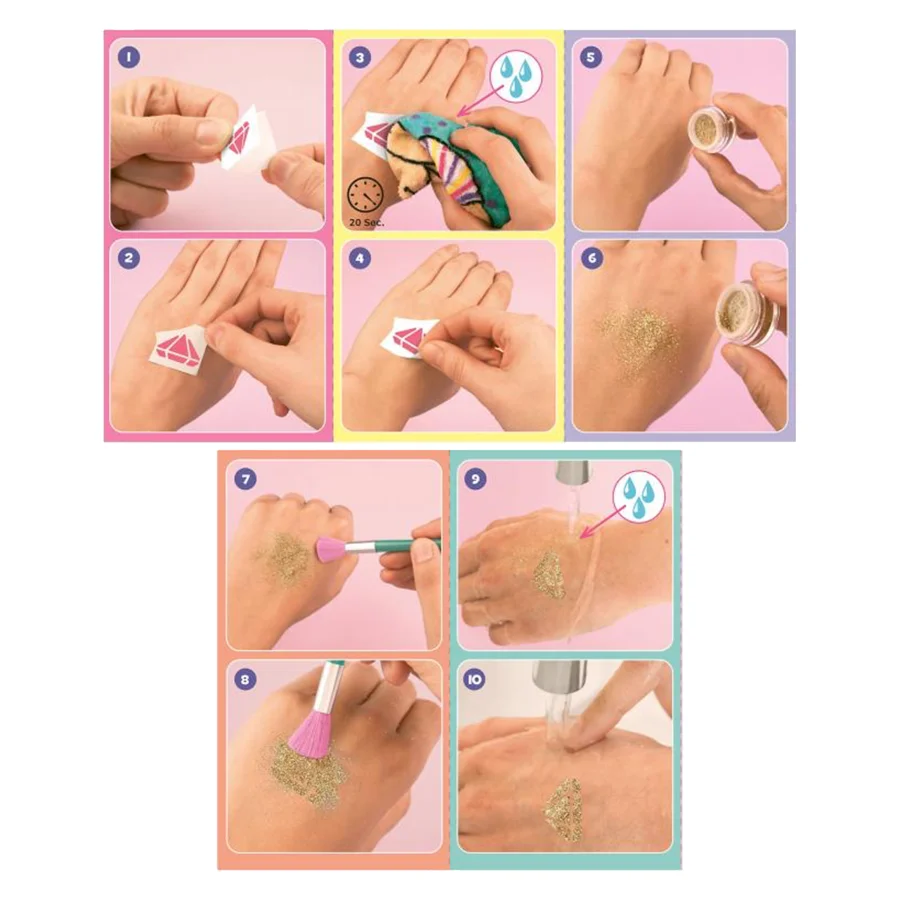 Glitter Tattoo Set, Ylvi 