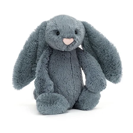 Jellycat Bashful kanin, Dusky Blue - 31 cm