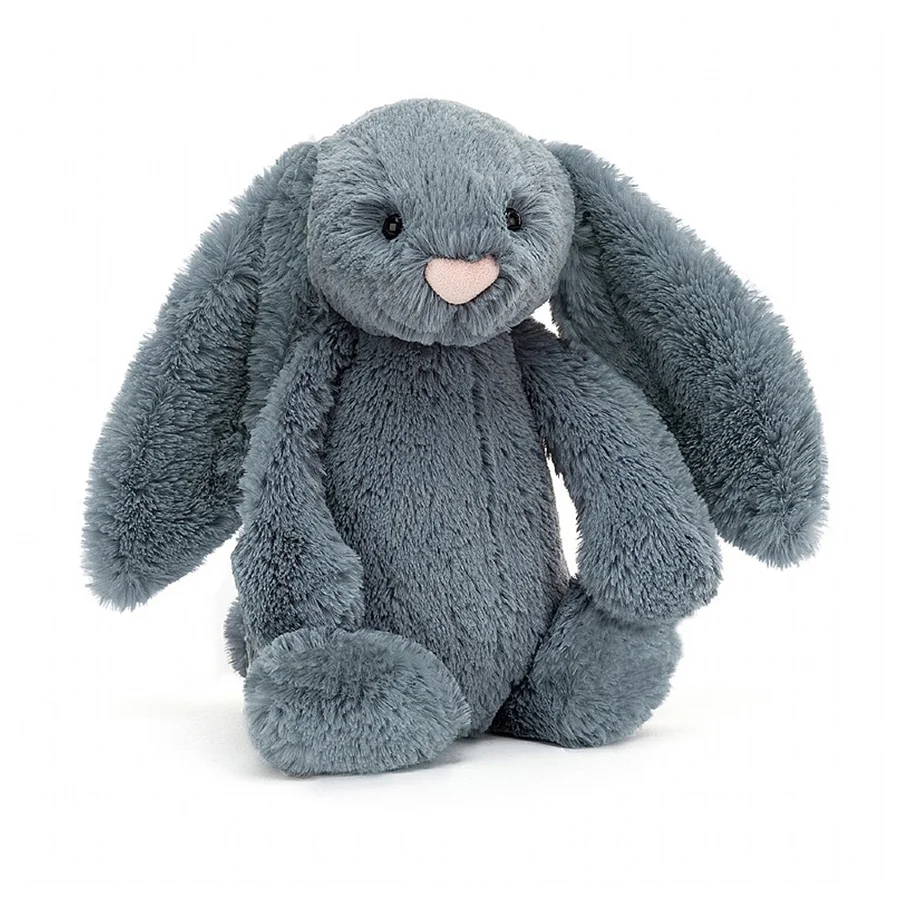 Jellycat Bashful kanin, Dusky Blue - 31 cm
