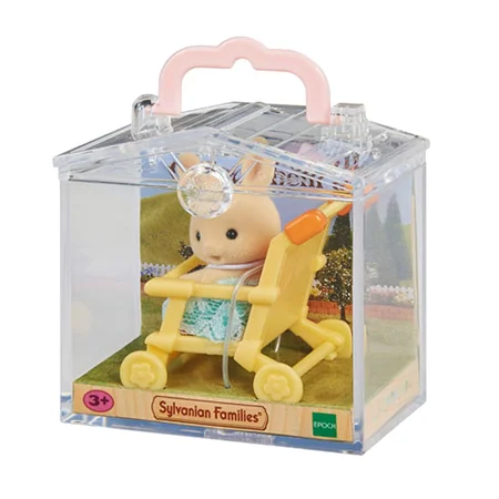 Sylvanian Families, babykanin og klapvogn