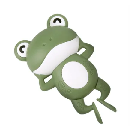 Aufzieh-Badetier, grüner Frosch, Magni