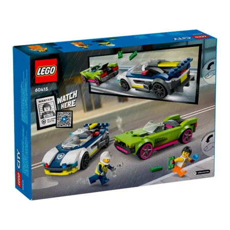 LEGO® City, Verfolgungsjagd mit Polizeiauto und Muscle Car