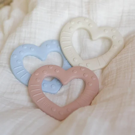 Bibs Bitie bidering, Hjerte - Ivory