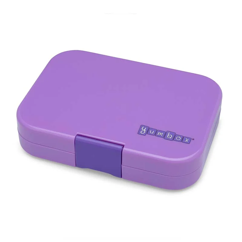 Yumbox Original madkasse m. 6 rum, Dreamy Purple - Unicorn tray