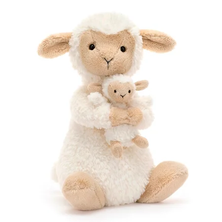 Jellycat Huddles får, 24 cm