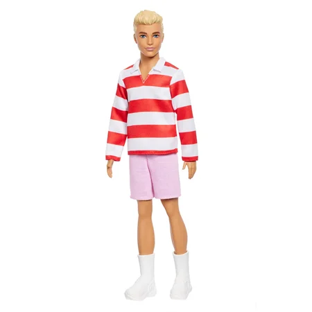 Barbie Puppe Fashionista Ken, Rot-Weiß