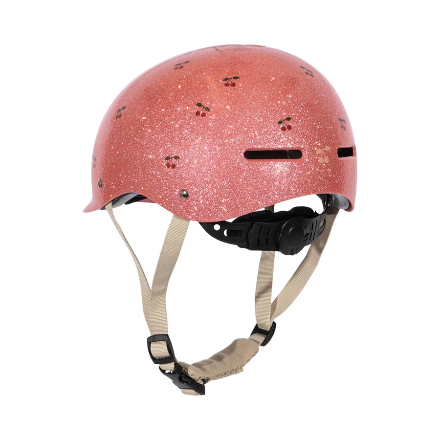 Konges Sløjd Fahrradhelm, cherry glitter