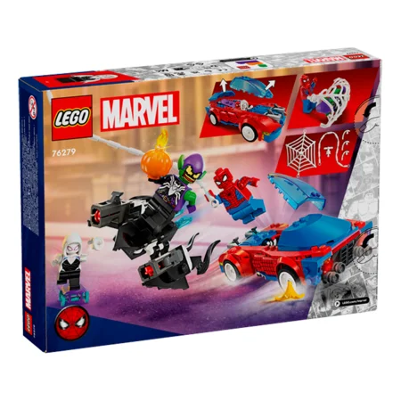 LEGO® Marvel, Spider-Mans Rennfahrzeug & Venom Green Goblin